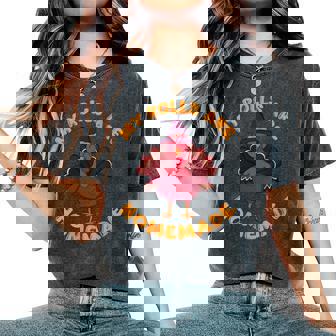 My Rolls Are Homemade Thanksgiving Turkey Women's Oversized Comfort Colors T-Shirt | Mazezy