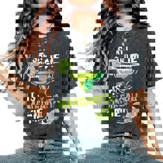 Salt And Lime It's Margarita Time Party Vibes Drink Lovers Women's Oversized Comfort Colors T-Shirt | Mazezy
