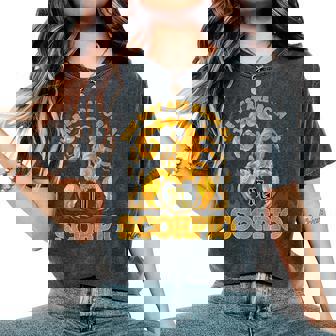 Scorpio Zodiac Sign October November Birthday Girl Women Women's Oversized Comfort Colors T-Shirt | Mazezy