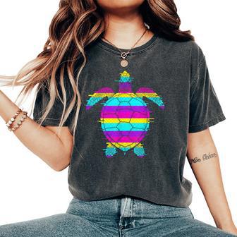 Sea Turtle Beach Lover Ocean Animal Graphic Novelty Womens Women's Oversized Comfort T-Shirt - Thegiftio UK