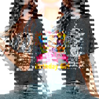 Sister Of Birthday Girl Gracie Birthday Dolls Girl Party Women's Oversized Comfort T-Shirt | Seseable CA