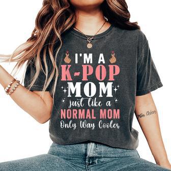 Sono Una Mamma Kpop Proprio Come Una Mamma Normale K-Pop Coreano T-shirt comoda oversize da donna - Novitaregali