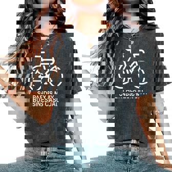 Spandex Is My Business Casual Women's Oversized Comfort Colors T-Shirt | Mazezy