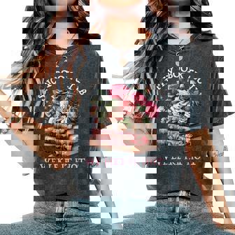 Spicy Book Club Dark Romance Reader Bookish Merch Cute Women's Oversized Comfort T-Shirt - Seseable