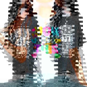 State Testing Day Motivational Teacher Groovy You Got This Women's Oversized Comfort T-Shirt | Seseable CA