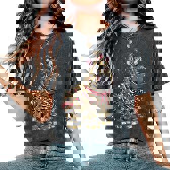 Steampunk Christmas Hippo Women Men Kids Steampunk Hippo Women's Oversized Comfort Colors T-Shirt | Mazezy