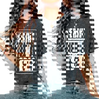 Straight Outta 1978 Womenintage 1978 Birth Of Birthday レディースオーバーサイズコンフォートTシャツ - Kawaiitshirt