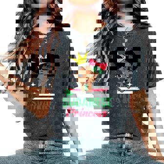 Sudanese Princess Sudan Girl Melanin Cute Sudanese Flag Women's Oversized Comfort Colors T-Shirt | Mazezy