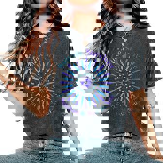 Suicide Survivor Awareness Prevention Month Mom Dad Kid Love Women's Oversized Comfort Colors T-Shirt | Mazezy