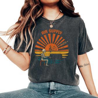 Supply Skeleton Piano For Women Women's Oversized Comfort T-Shirt - Thegiftio UK