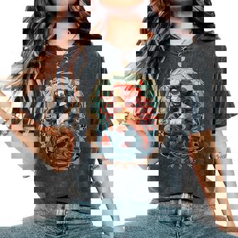 Tatouage Traditionnel Deirène American Traditional Tattoo T-shirt oversize confortable pour femme - Cadeauxyz