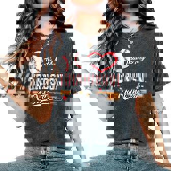 That's My Grandson Out There For Grandma Baseball Women's Oversized Comfort T-Shirt | Seseable UK