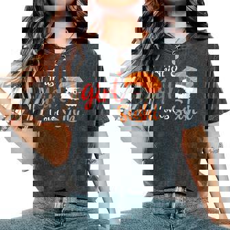 This Girl Lovesushi かわいい フェミニン 食べ物 引用アート レディースオーバーサイズコンフォートTシャツ - Kawaiitshirt