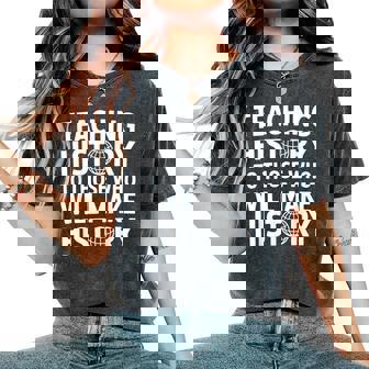 History Teacher Appreciation Teachingocialtudies レディースオーバーサイズコンフォートTシャツ - Kawaiitshirt