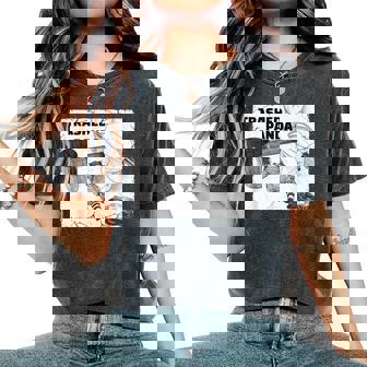 Trashed Panda Racoon Trend レディースオーバーサイズコンフォートTシャツ - Kawaiitshirt