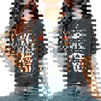 We Will Miss You 送別メッセージ 同僚 退職会 レディースオーバーサイズコンフォートTシャツ - Kawaiitshirt