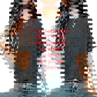 I Went On a Trip To Egypt In 1987 With My Grandpa And Friend Women's Oversized Comfort Colors T-Shirt | Mazezy