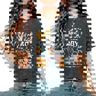 Wild About Pre-K Jungle Animals Teacher Appreciation Women's Oversized Comfort T-Shirt - Monsterry