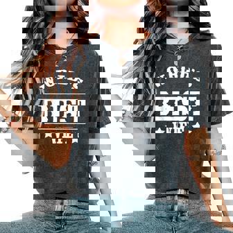 World's Best Wife 面白いウェディングギフトシャツ レディースオーバーサイズコンフォートTシャツ - Kawaiitshirt