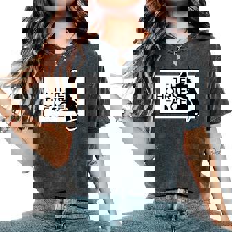 ザ・ホース・フェイス The Horse Face 午年 馬【十二支 干支】2026年 ブランド パロディ 長袖tシャツ レディースオーバーサイズコンフォートTシャツ - Kawaiitshirt