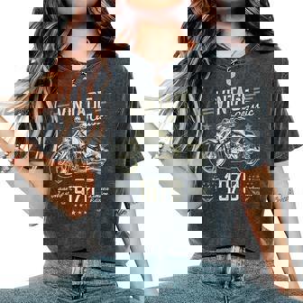 ヴィンテージ 1970 55 歳の誕生日プレゼント 男性 女性 55 歳 レディースオーバーサイズコンフォートTシャツ - Kawaiitshirt