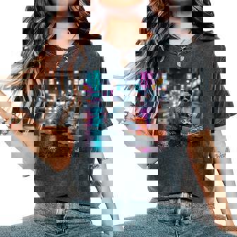 ヴィンテージ カワウソ キッズ Her Mom Dad ピザ ミーム 幼児 レトロ 長袖tシャツ レディースオーバーサイズコンフォートTシャツ - Kawaiitshirt