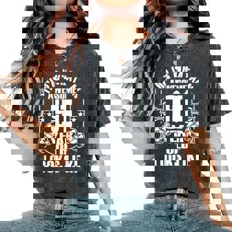 男性、女性、91歳の誕生日への91歳の誕生日プレゼント レディースオーバーサイズコンフォートTシャツ - Kawaiitshirt