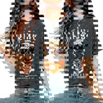 米寿祝い 犬 パグ サングラス 父 男性 女性 母 犬好き 米寿 お祝い 88歳 おもしろ おもろい 長袖tシャツ レディースオーバーサイズコンフォートTシャツ - Kawaiitshirt