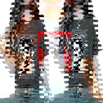 胡蝶しのぶ 繊細な花毒 レディースオーバーサイズコンフォートTシャツ - Kawaiitshirt