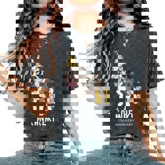 還暦祝い 犬好き 男性 女性 父 母 還暦 お祝い 60歳 かわいい 犬 ブルドッグ おしゃれ おもしろ 長袖tシャツ レディースオーバーサイズコンフォートTシャツ - Kawaiitshirt