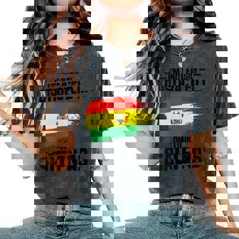 Bolivian Foodie Boliviano Boliviana Dreaming SalteñAs Women's Oversized Comfort Colors T-Shirt | Mazezy