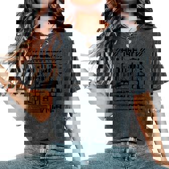 Busan South Korea Famous South Korean City Asian Landmarks Women's Oversized Comfort Colors T-Shirt | Mazezy