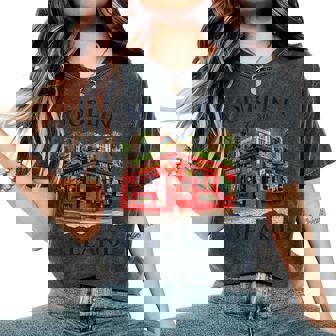 Dublin Ireland Souvenir Irish Pub Temple Bar Style Celtic Women's Oversized Comfort Colors T-Shirt | Mazezy