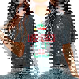 Laser Surgeon Elf Christmas Holiday For Medical Staff Women's Oversized Comfort Colors T-Shirt | Mazezy