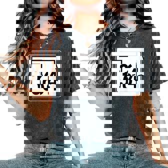 Oklahoma Highway 364 Sign OK-364 State HWY Women's Oversized Comfort Colors T-Shirt | Mazezy