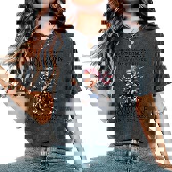 Never Underestimate Old Woman Ride Motorcycles 70 Biker Women's Oversized Comfort Colors T-Shirt | Mazezy