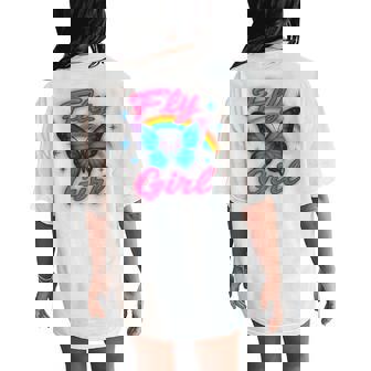 Airbrush Butterfly Y2k Vintage 2000S Retro Nerd Aesthetic Women's Oversized Comfort T-Shirt Back Print - Thegiftio