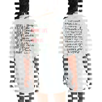 Believe Trust Hope Seek Like Shepherds Christian Christmas Women's Oversized Comfort T-Shirt Back Print | Mazezy