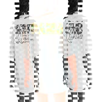 Camo Queen Orange Camouflage Women Women's Oversized Comfort T-Shirt Back Print - Thegiftio