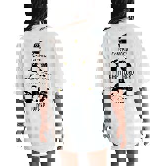 Conspiracy Attempted Murder Crows Sarcastic Nature Camping Women's Oversized Comfort T-Shirt Back Print - Monsterry