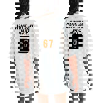 County Jail Prison Inmate 67 Halloween Womens Women's Oversized Comfort T-Shirt Back Print - Thegiftio