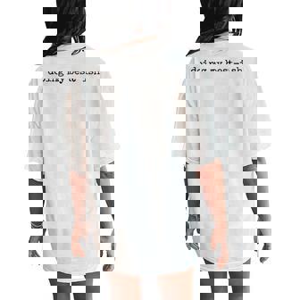 Doing My Best Ish Mental Health Sarcastic Mom Womens Women's Oversized Comfort T-Shirt Back Print - Monsterry