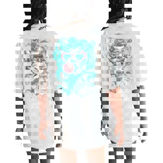 Making Hard Since 700 Bc Feminist Medusa Bubblegum Women Women's Oversized Comfort T-Shirt Back Print - Monsterry