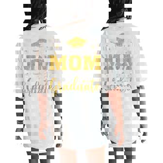 Mom Senior 2026 Proud Mom Of A 2026 Graduate Done 2026 Women's Oversized Comfort T-Shirt Back Print - Monsterry