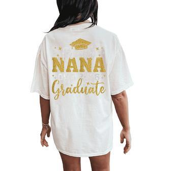 Nana Senior 2026 Proud Nana Of A Class Of 2026 Graduate Women's Oversized Comfort T-Shirt Back Print - Thegiftio UK