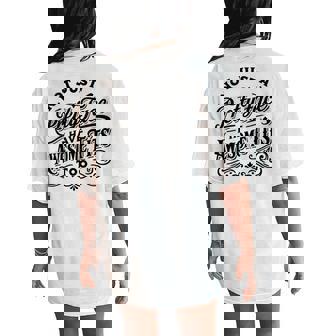 Not Just A Pretty Face I Have Awesome Tits Too Swingers Women's Oversized Comfort T-Shirt Back Print - Monsterry