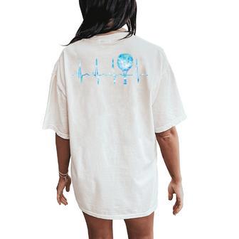 Padel- Player Heartbeat Padel Tennis Men Women's Oversized Comfort T-Shirt Back Print - Thegiftio UK
