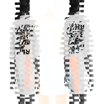 History Has Its Eyes On You Sarcastic And Sleeping Eyes Women's Oversized Comfort T-Shirt Back Print - Thegiftio