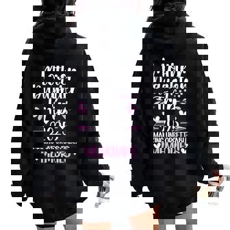 2025 Matching Mother Daughter Trip Mom Daughter Vacation Travel Women Oversized Hoodie Back Print | Mazezy