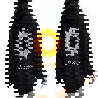 2026 Eclipse Sunflower Totality Men Women Kids Tank Top Women Oversized Hoodie Back Print | Mazezy